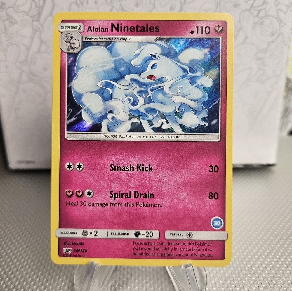Alolan Ninetales SM28 Pokemon TCG Holo Rare